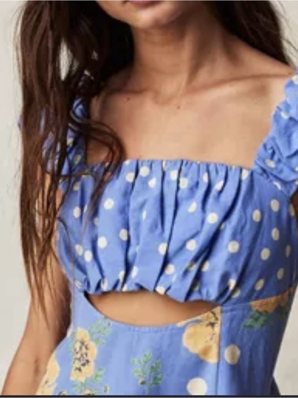 Free People Bom Bom Island Mini Dress sz Medium